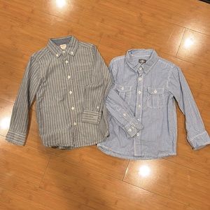 Gymboree and H&M button down tops